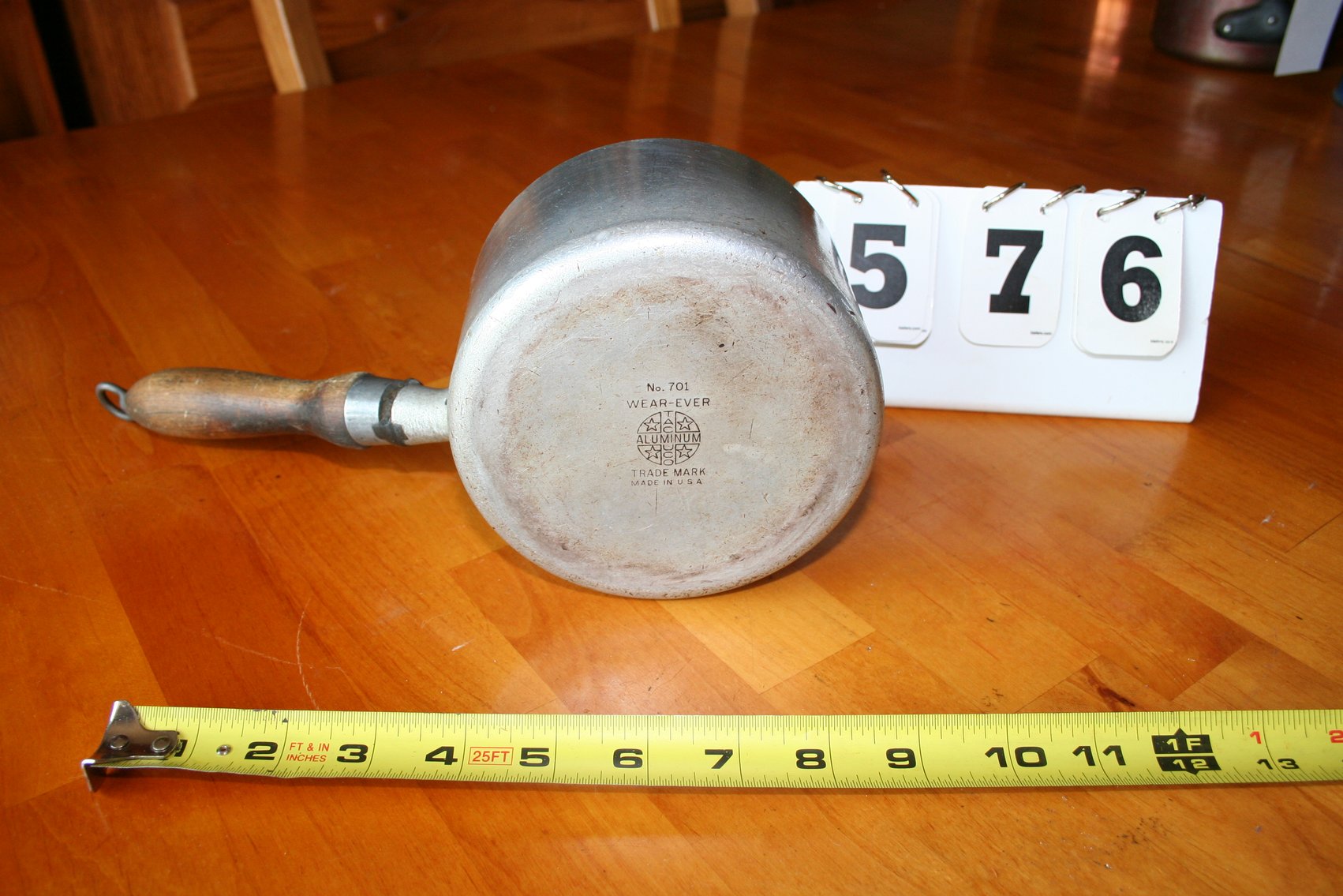 Image for Vintage Wear Ever 70 1 1/2 Aluminum / Wood Handle