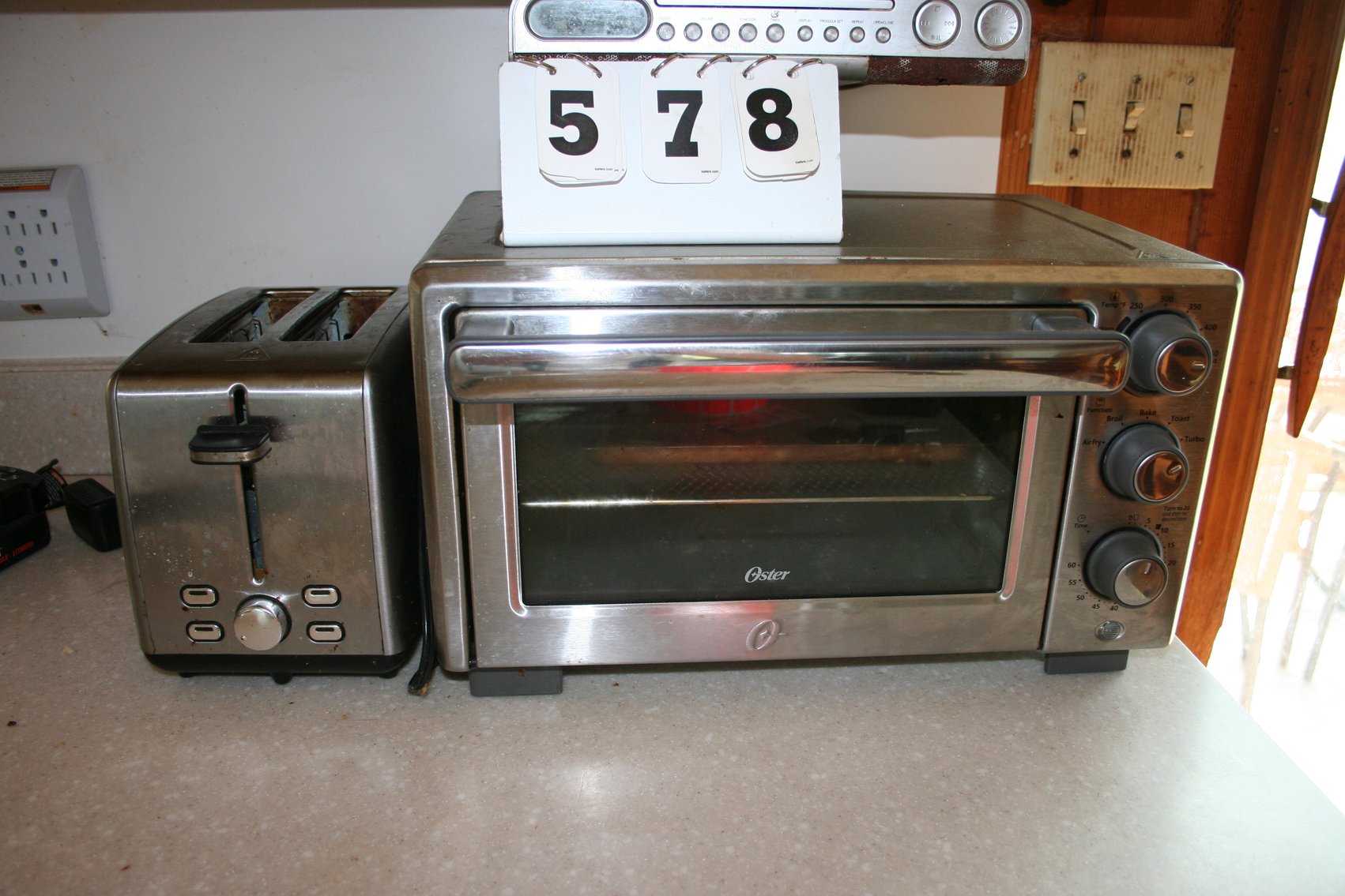 Image for Oster Oven & Stainless Toaster (Working / Used)
