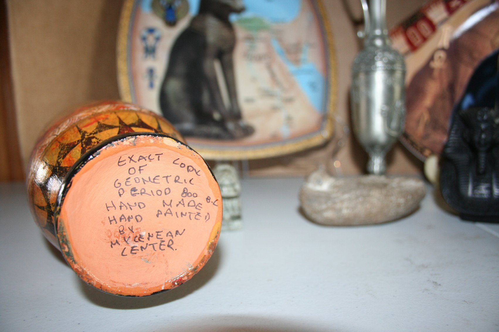 Image for Vintage Signed Egyptian Art Work