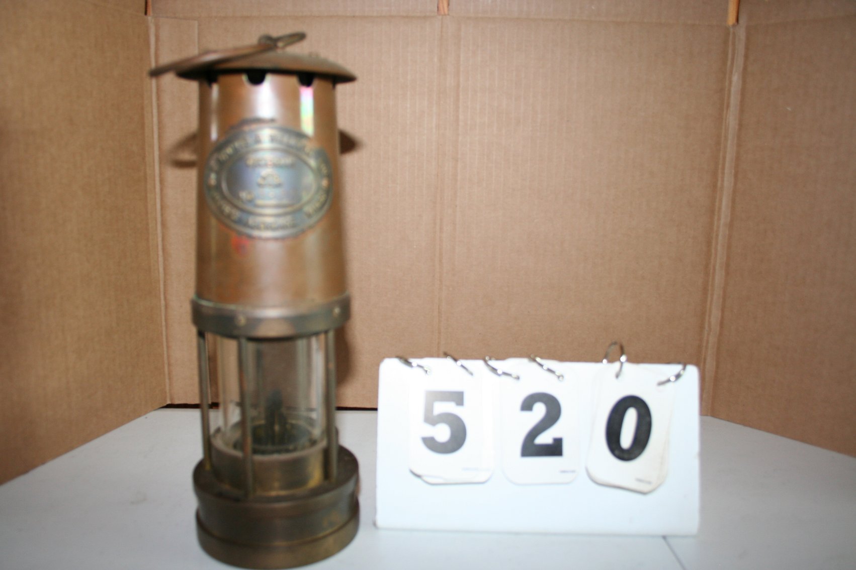 Image for E Thomas Williams Brass Cambrian Miners Lamp