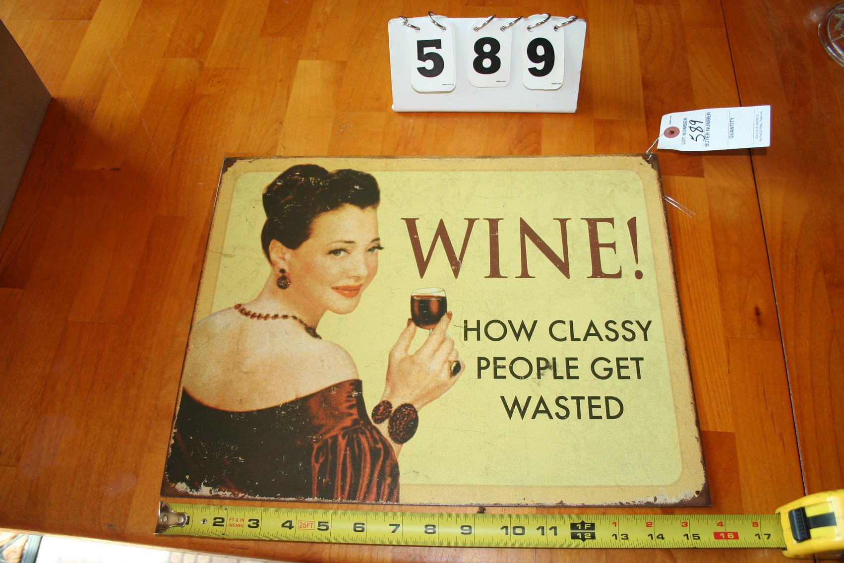 Image for Vintage Metal Sign