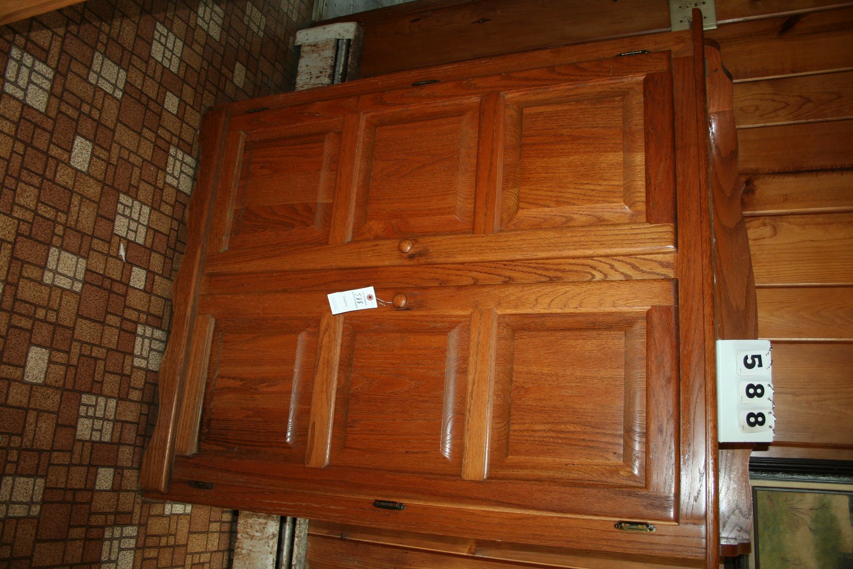 Image for Vintage Oak Cabinet