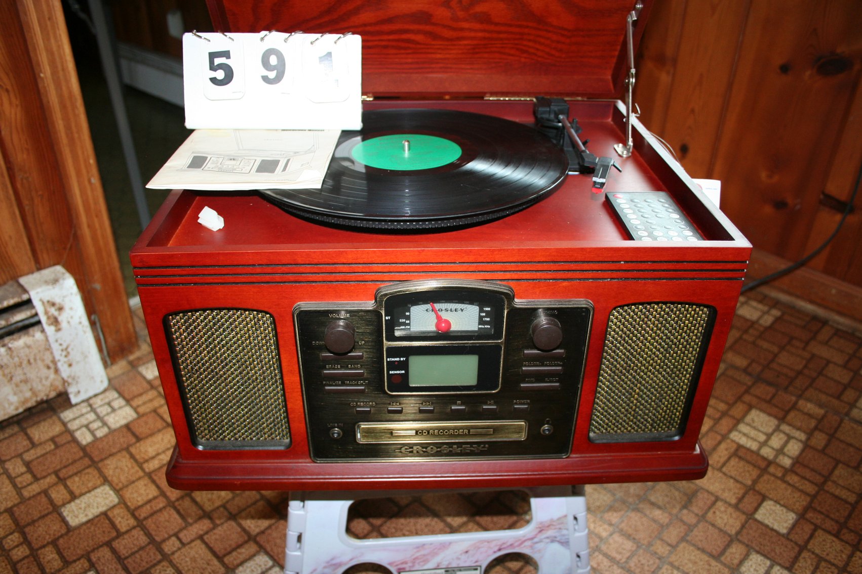 Image for Crosley CR 2405 Radio / Record Player / Cassette Player