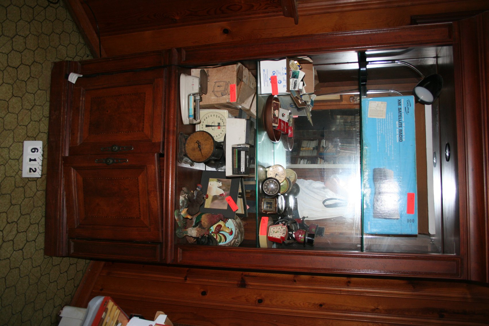 Image for Wood Mirrored Cabinet