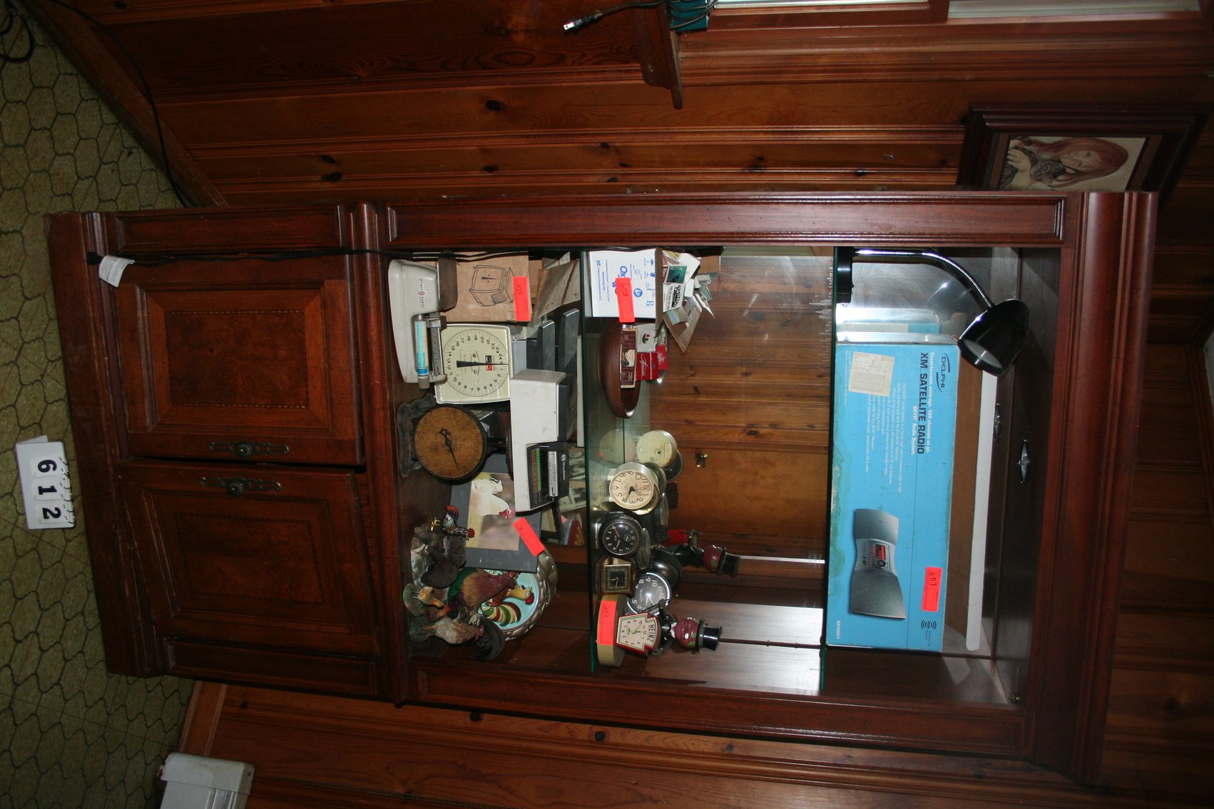 Image for Wood Mirrored Cabinet