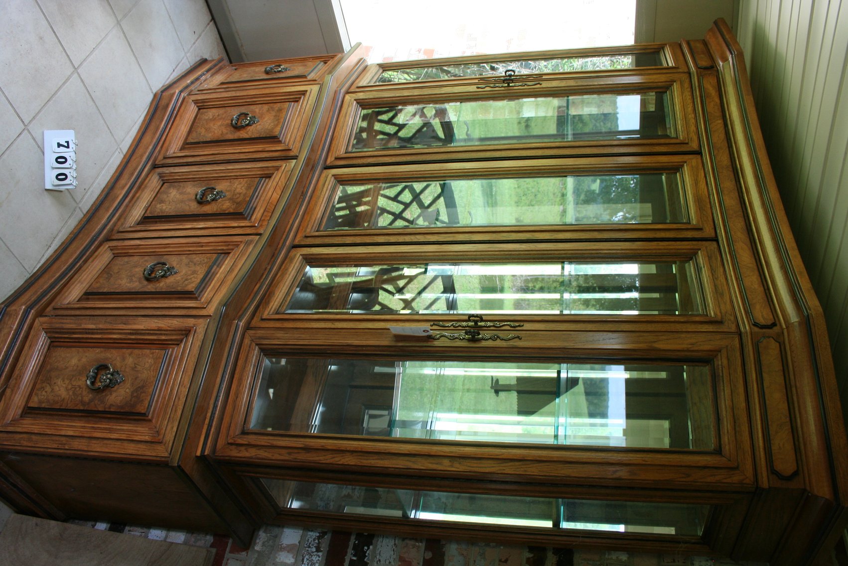 Image for China Cabinet Oak & Mixed Wood