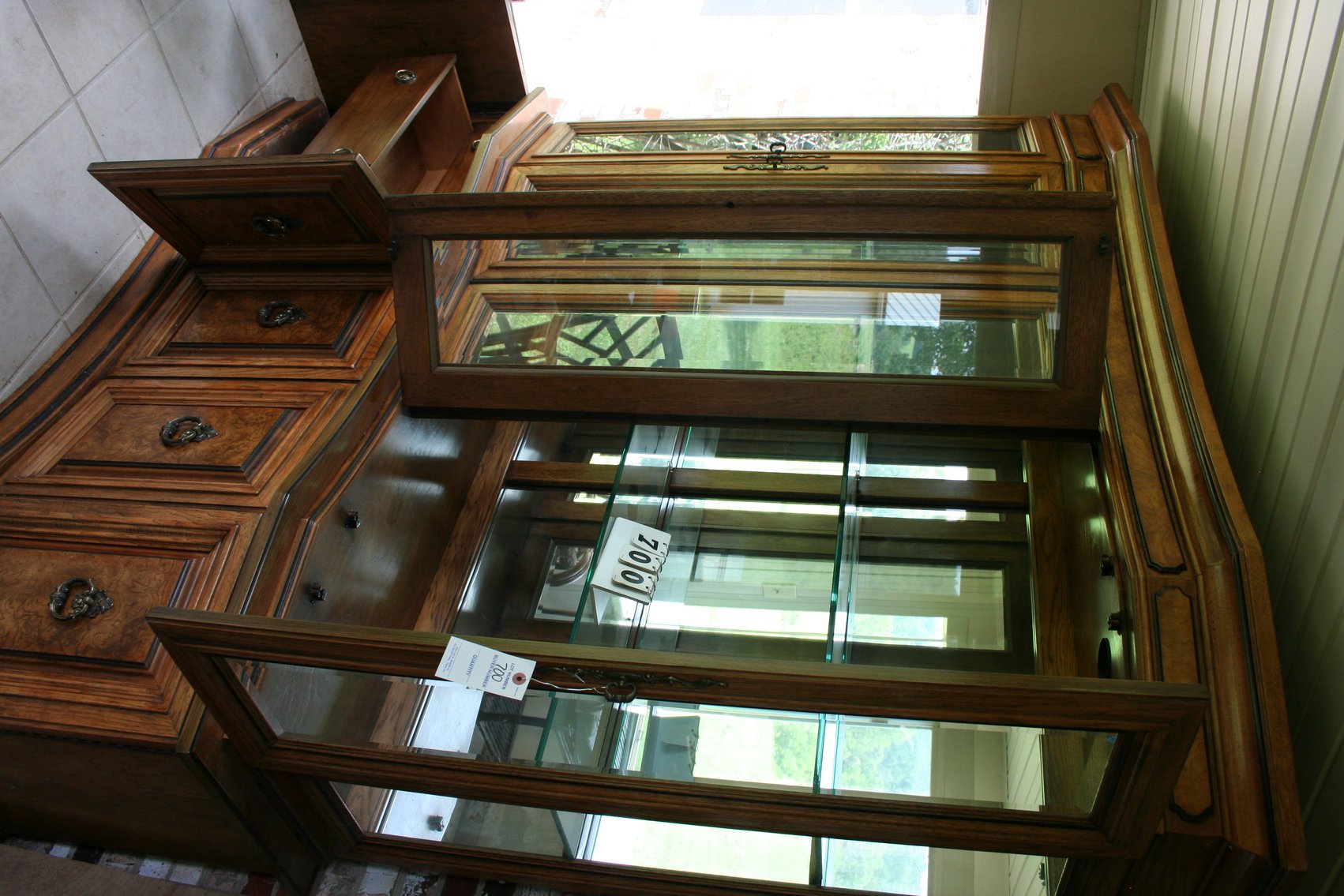 Image for China Cabinet Oak & Mixed Wood