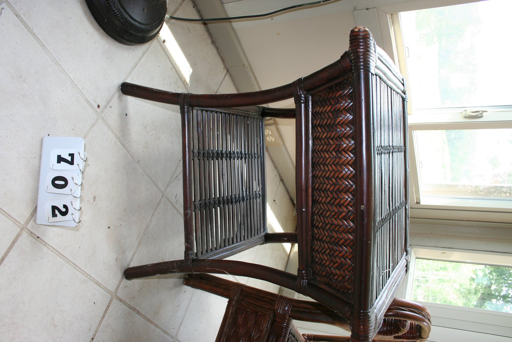 Image for Rattan End Table 1970's