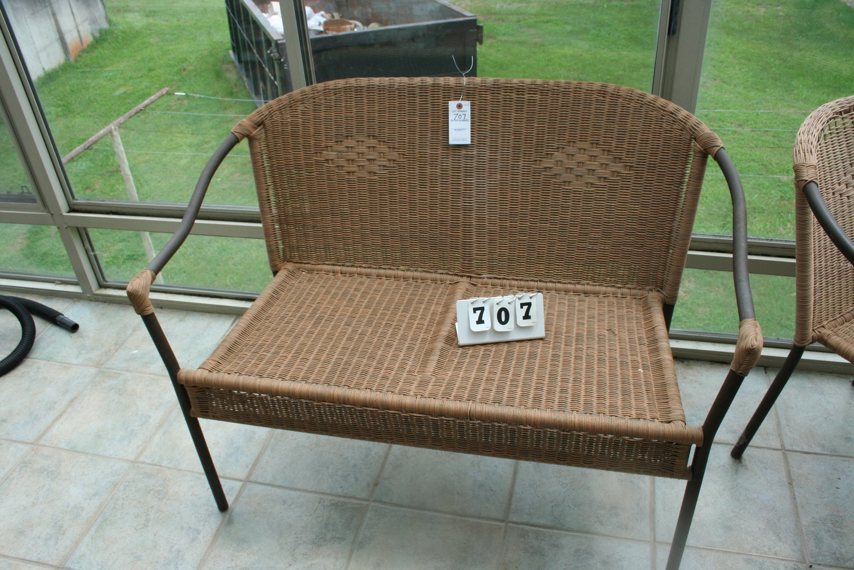 Image for Wicker Settee