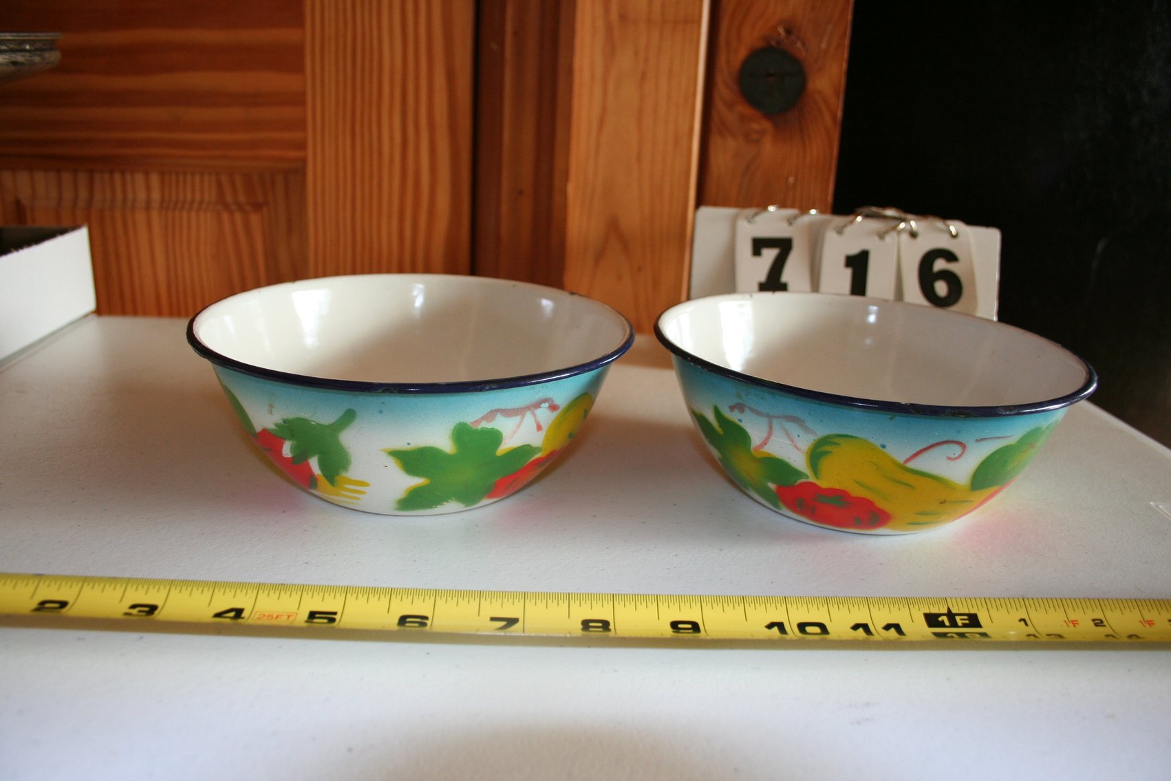 Image for Vintage Enamel Ware Bowls (2)