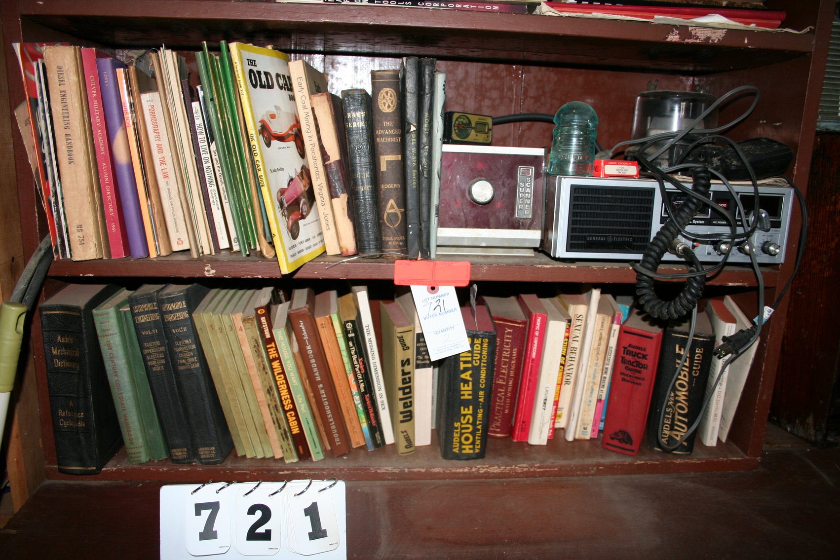 Image for Old Books Automotive, Farming (2 Shelves)