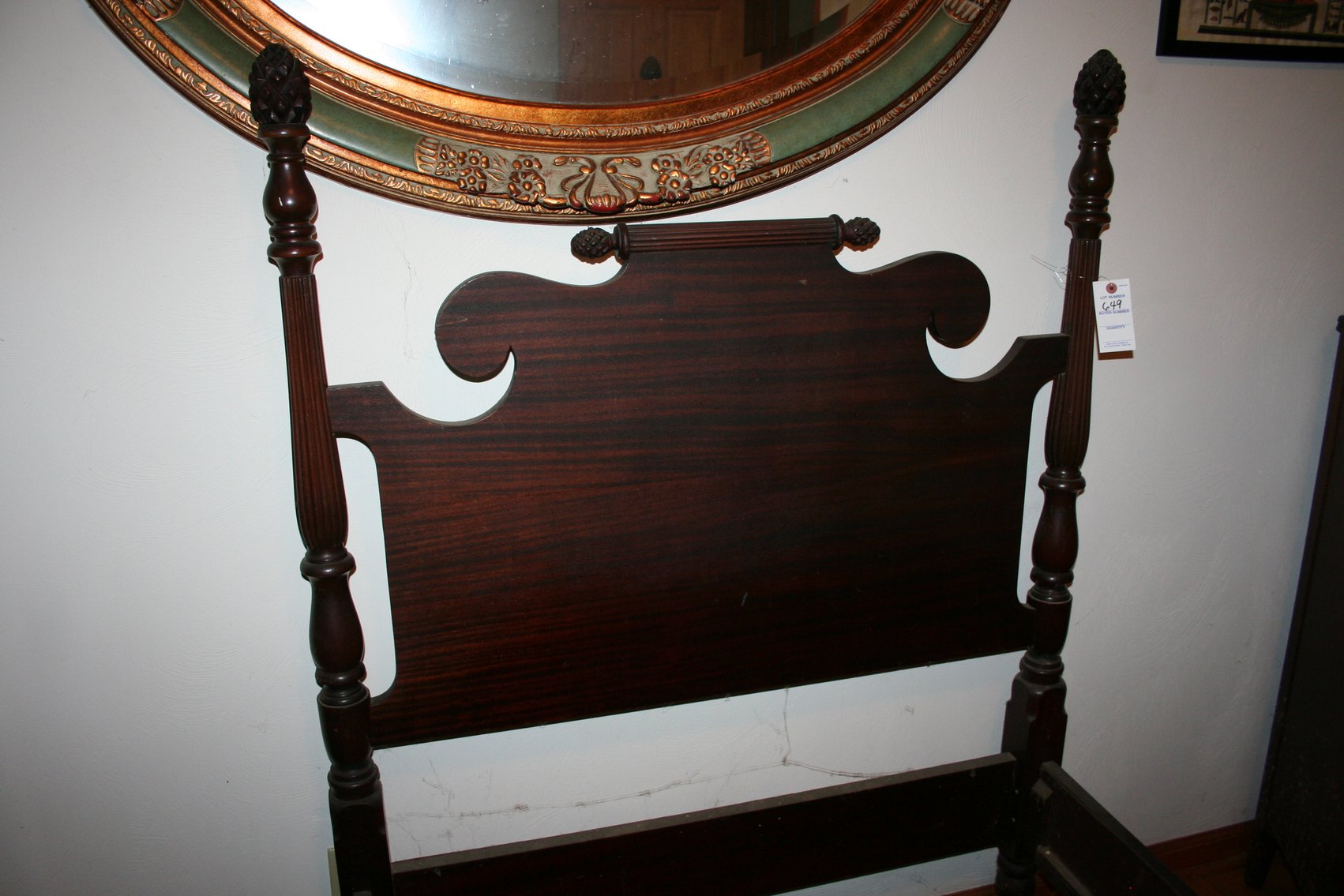 Image for Antique Acorn Post Single Bed (Antique)