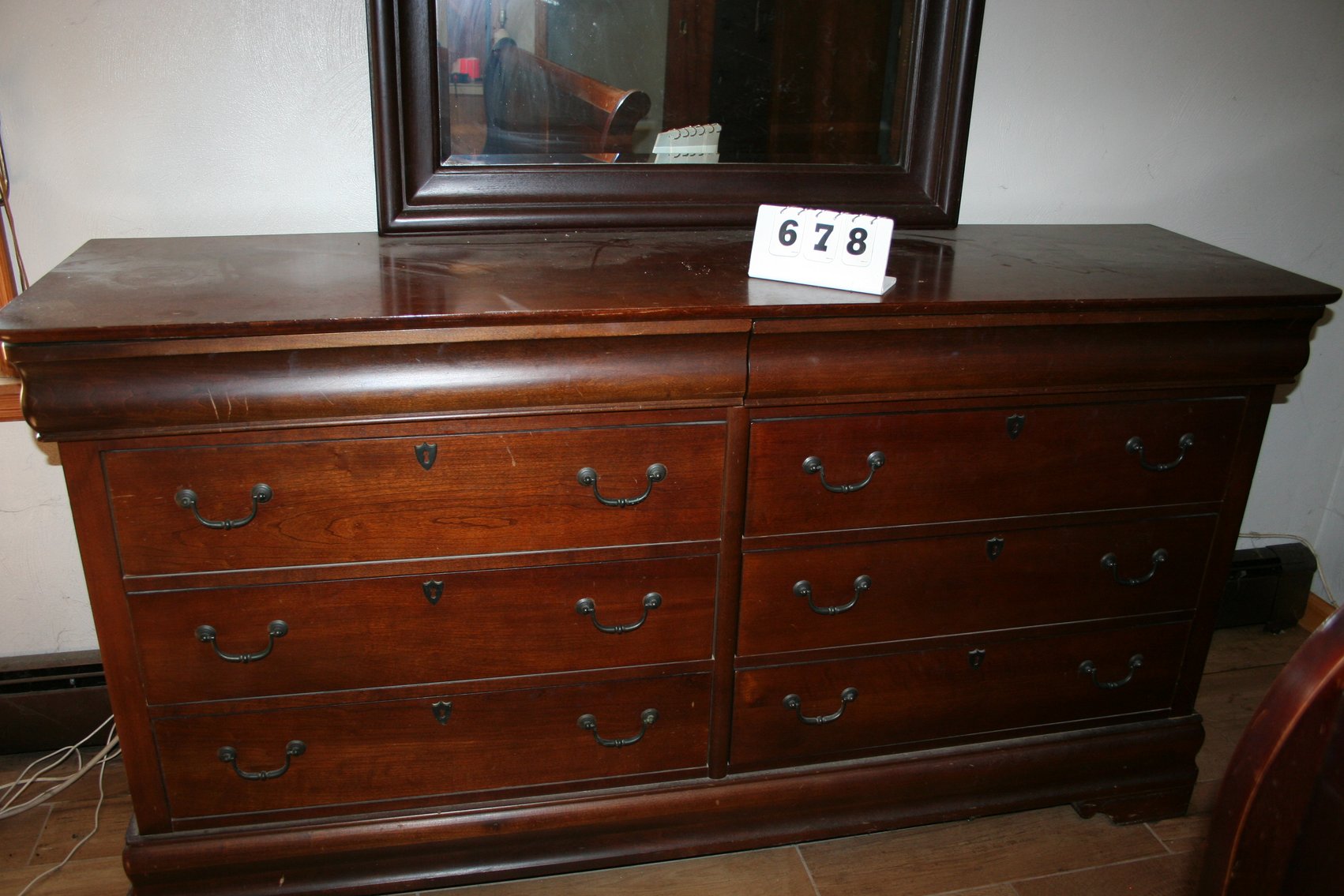 Image for Broyhill Mahogany Dressor with Mirror