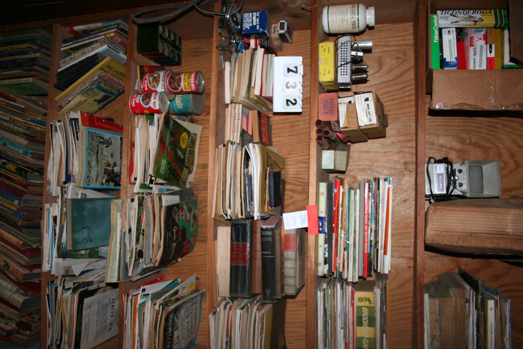 Image for Advertisements, Books, Old Magazines Complete Shelving