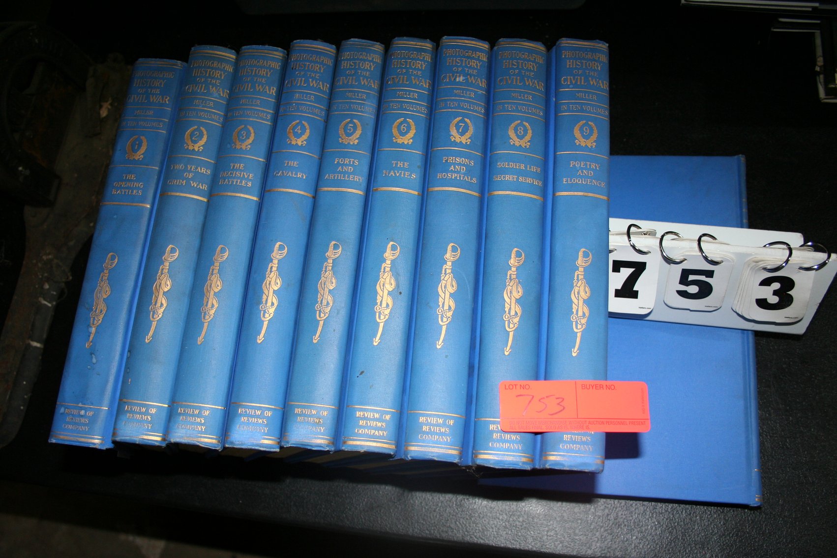 Image for History of the Civil War Volume 1 through 10