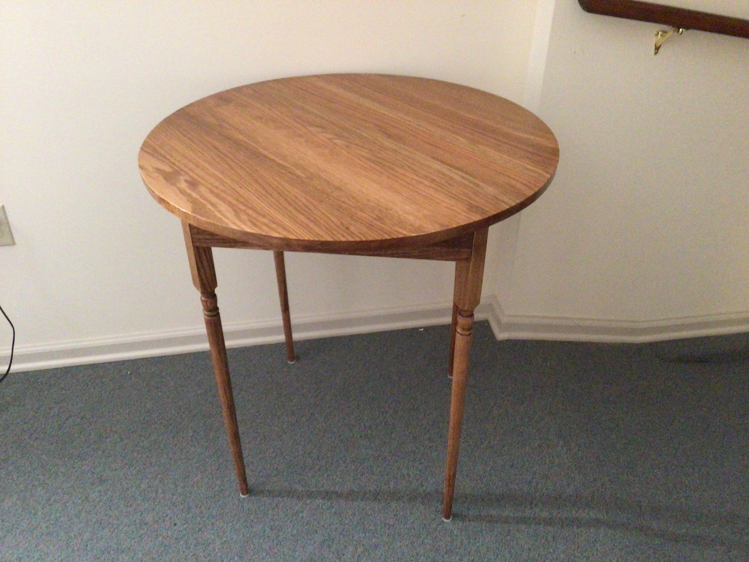 Image for Round Handmade Table with Contents