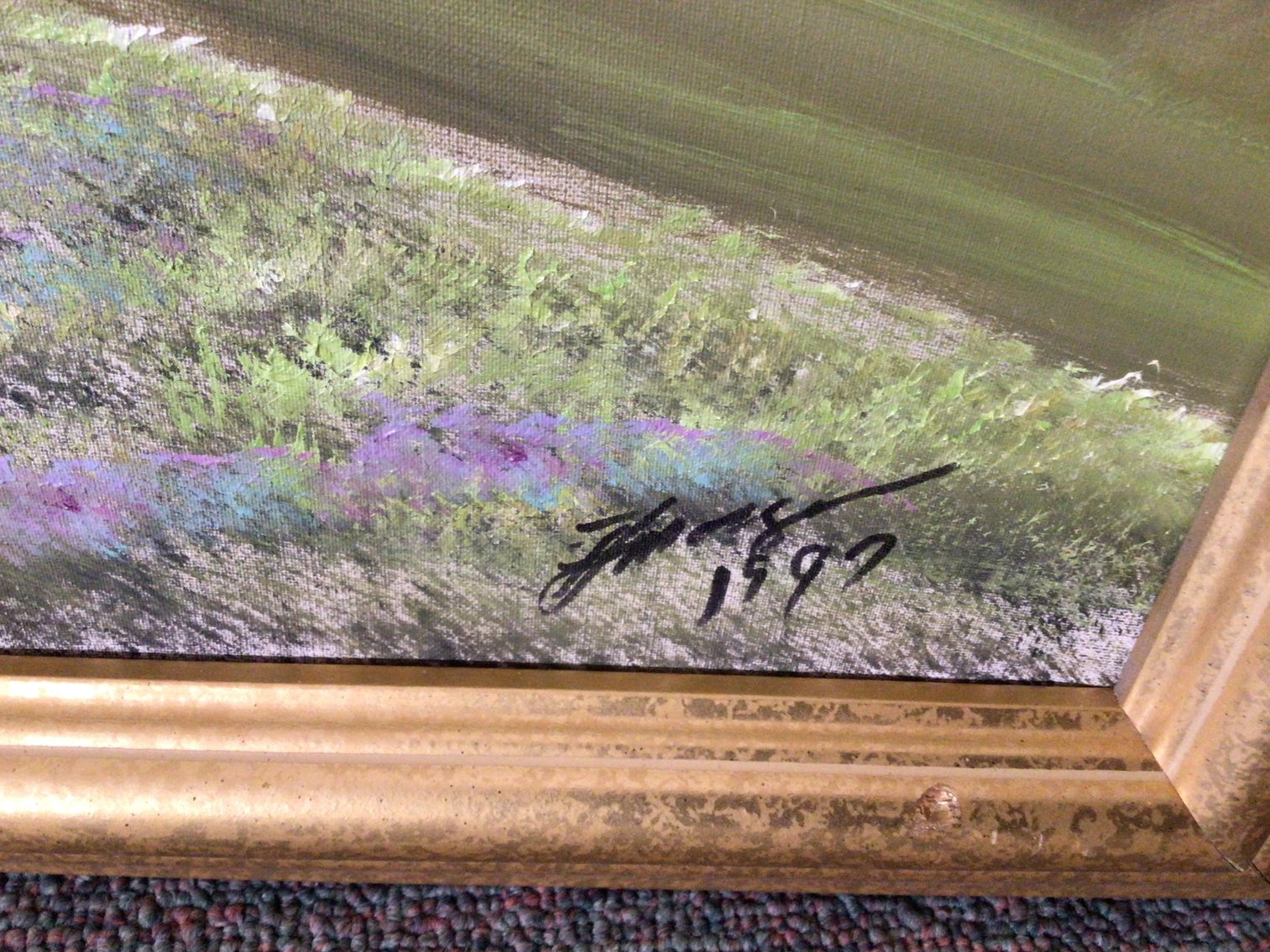 Image for Two Large Framed Paintings