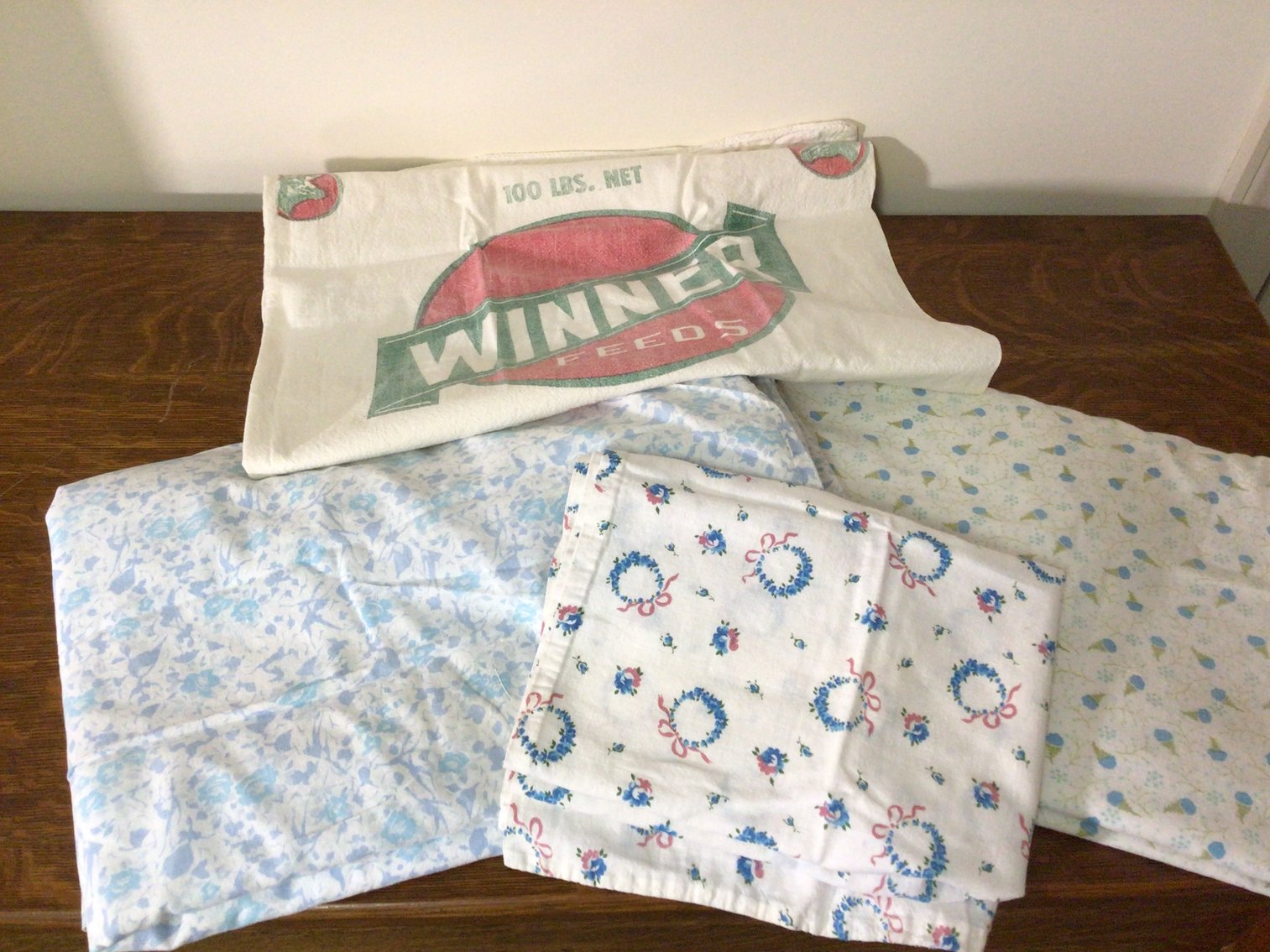 Image for Feed Sack Sheets and Pillowcase