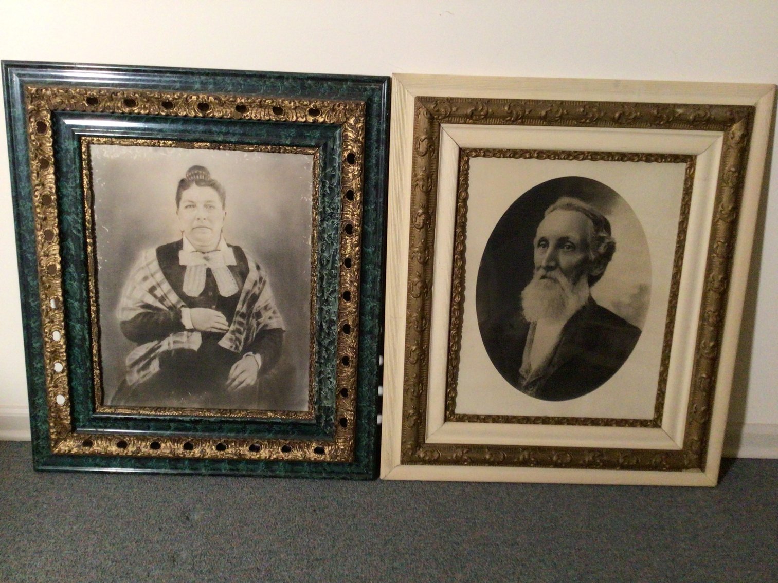 Image for Two Framed Antique Portraits