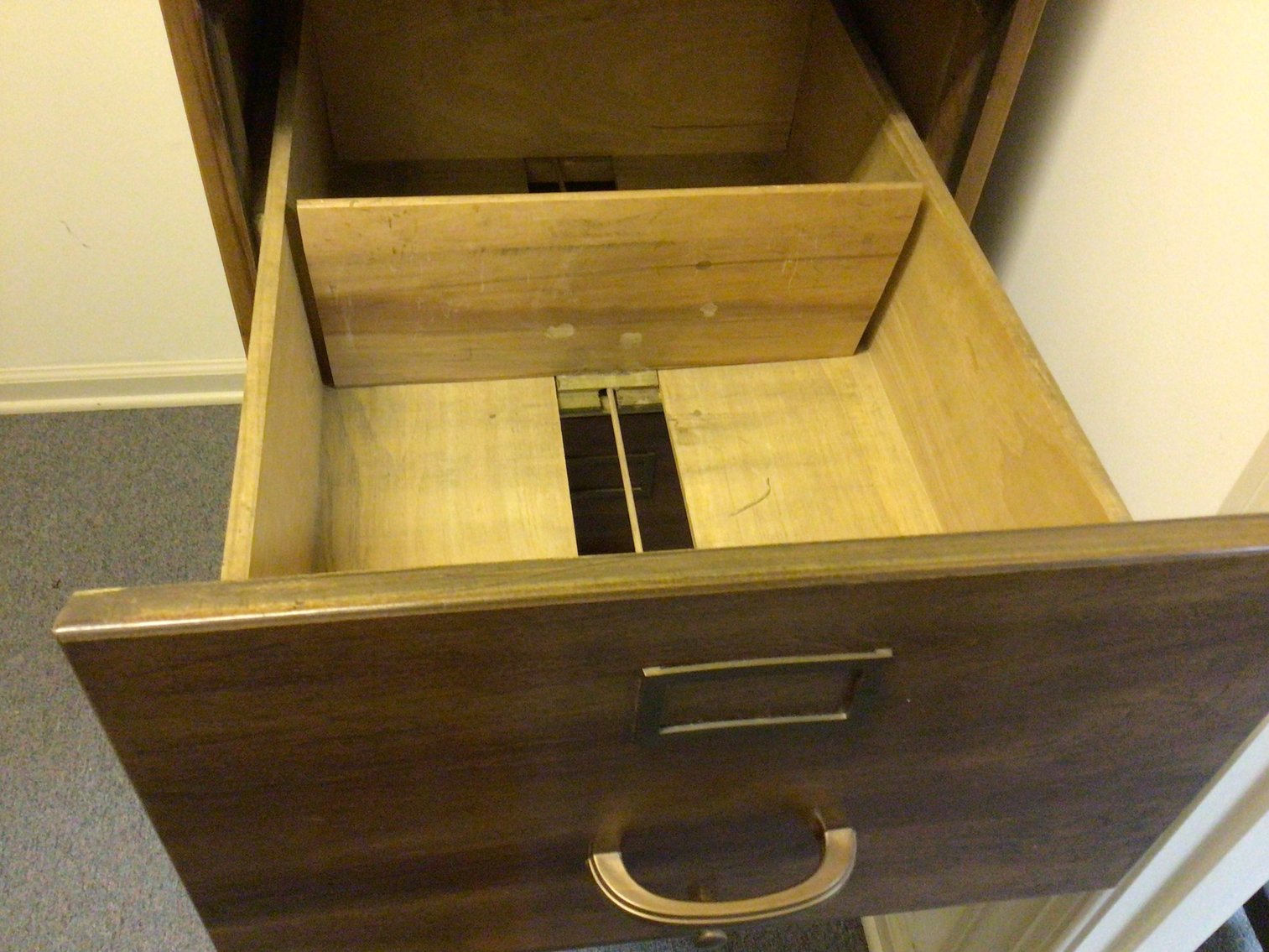 Image for Rare Find! Sellers & Sons Wooden Filing Cabinet