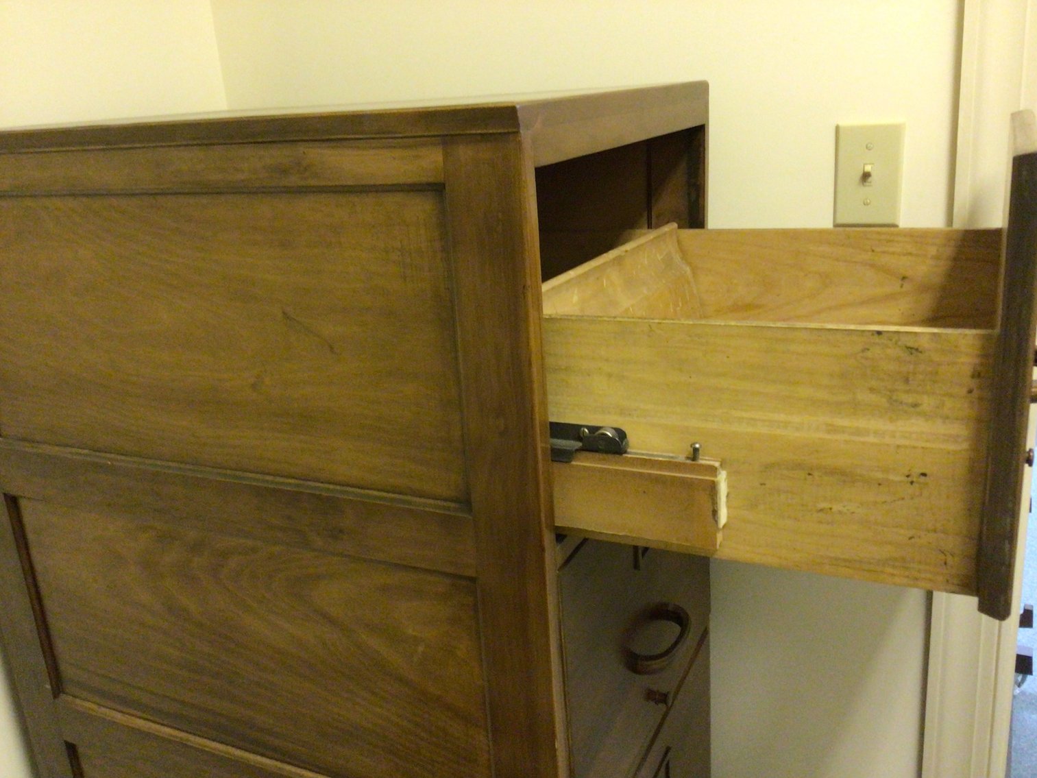 Image for Rare Find! Sellers & Sons Wooden Filing Cabinet