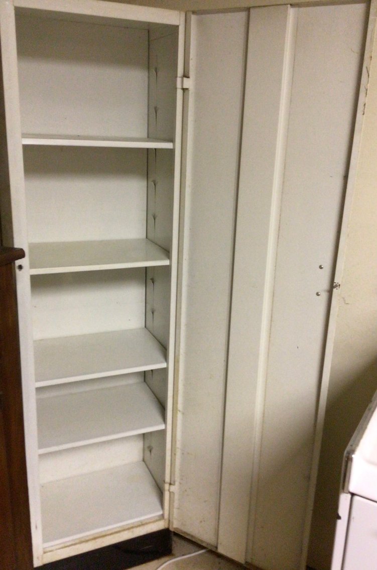 Image for Vintage Metal Utility Cabinet