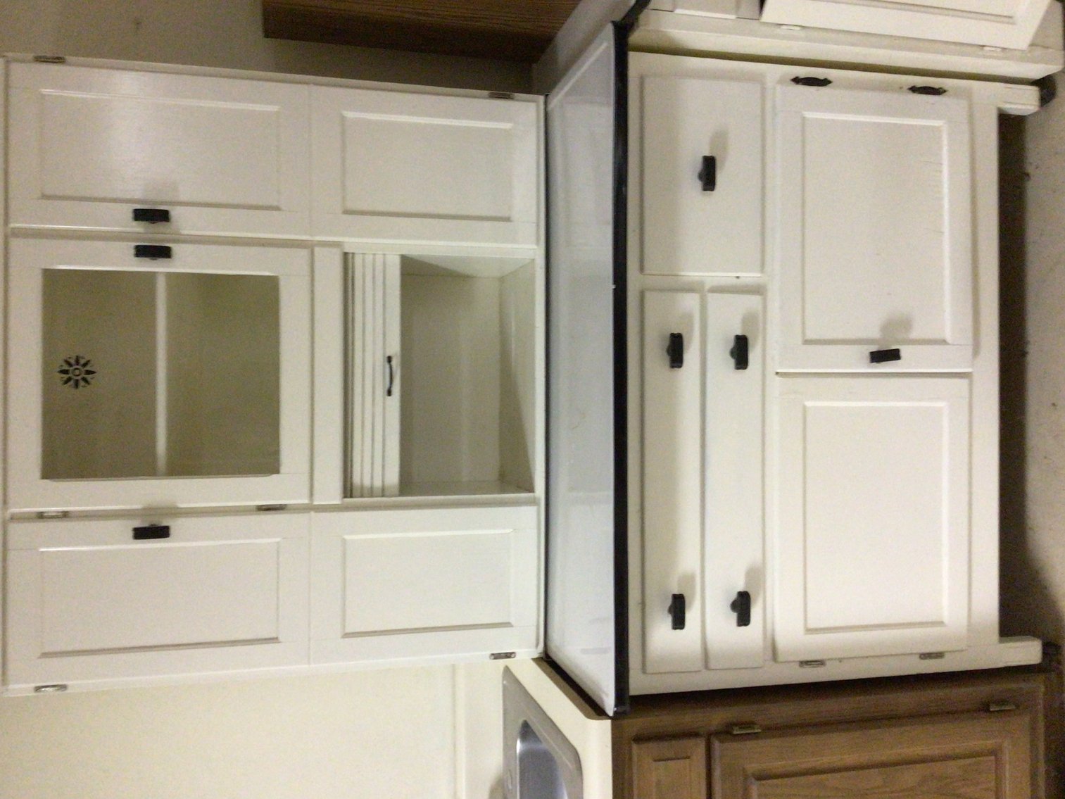 Image for Hoosier Style Cabinet and Base