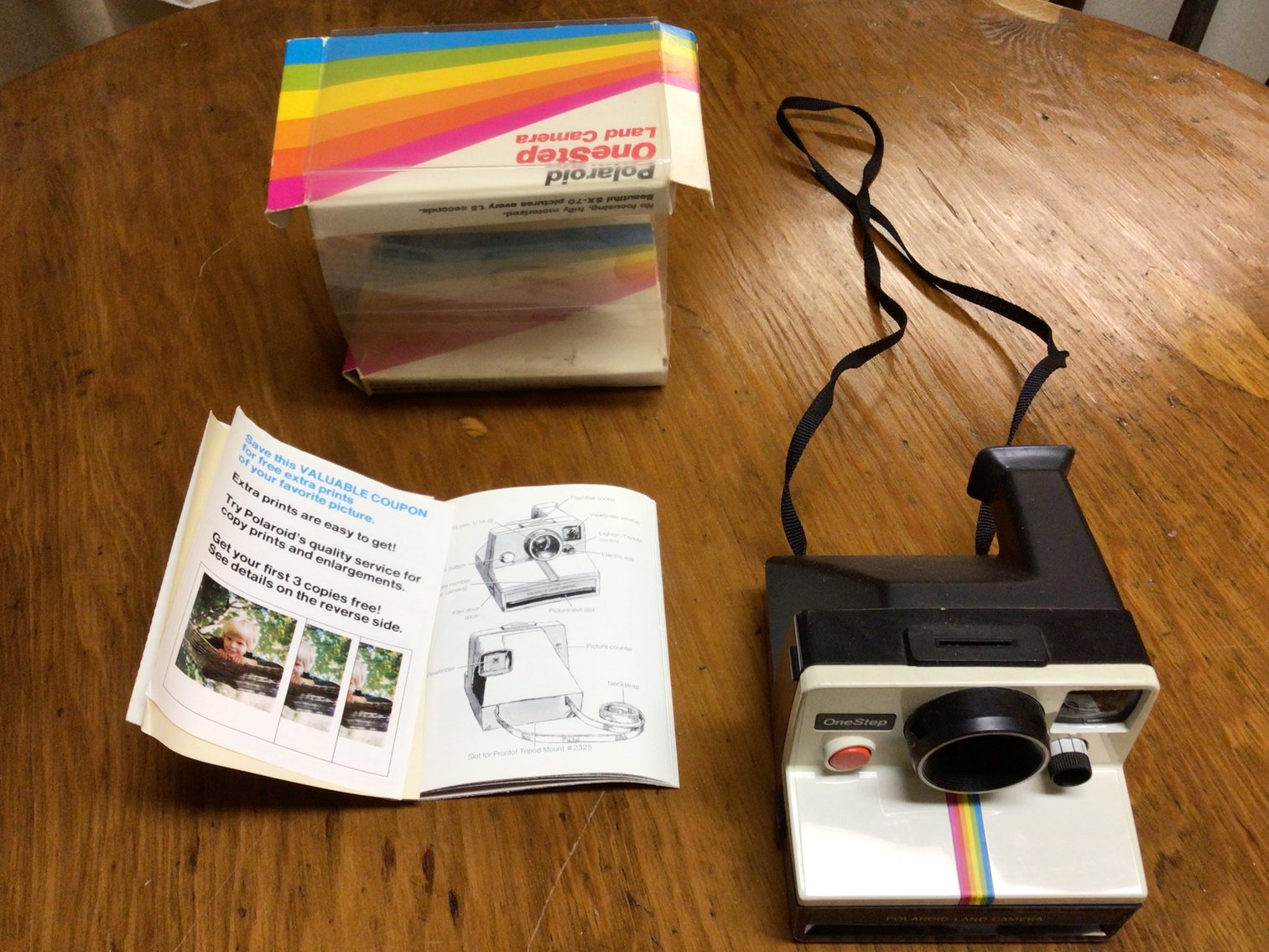 Image for Polaroid One Step Land Camera in Original Box!