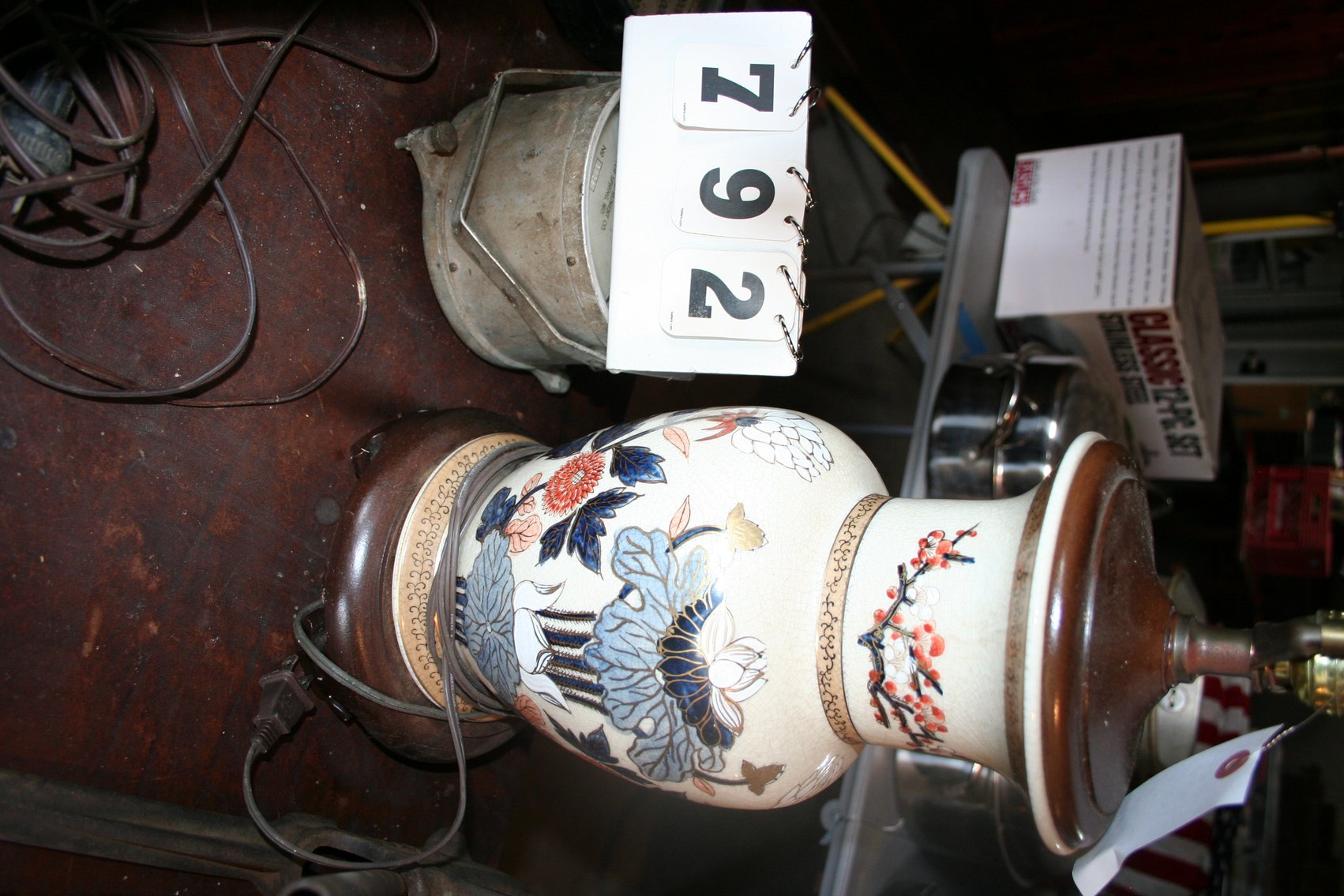 Image for Vintage Asian Ceramic Lamp