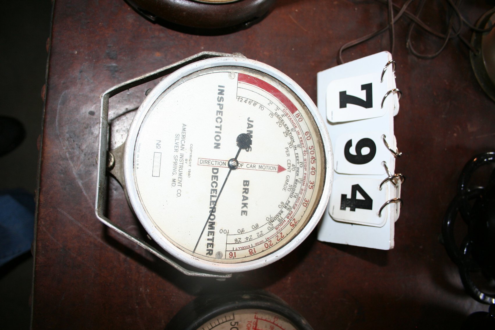Image for Vintage Decelerometer
