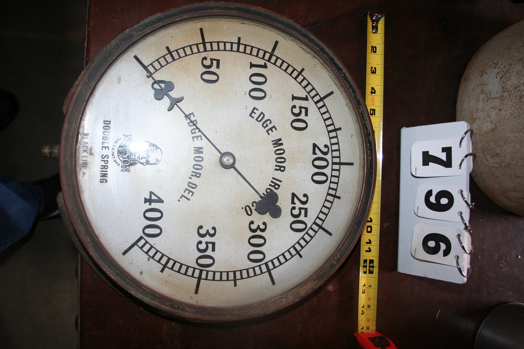 Image for Edge Moor Iron Co Pressure Gauge