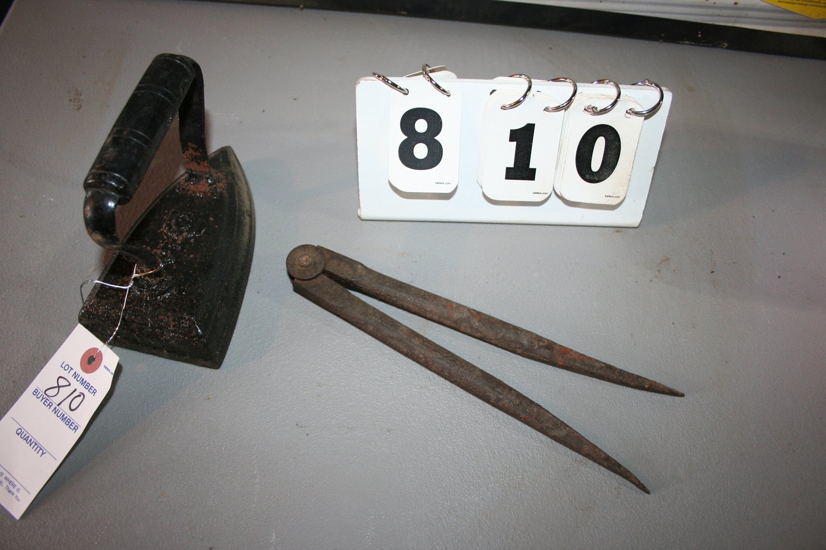 Image for Antique Iron and Iron Compass