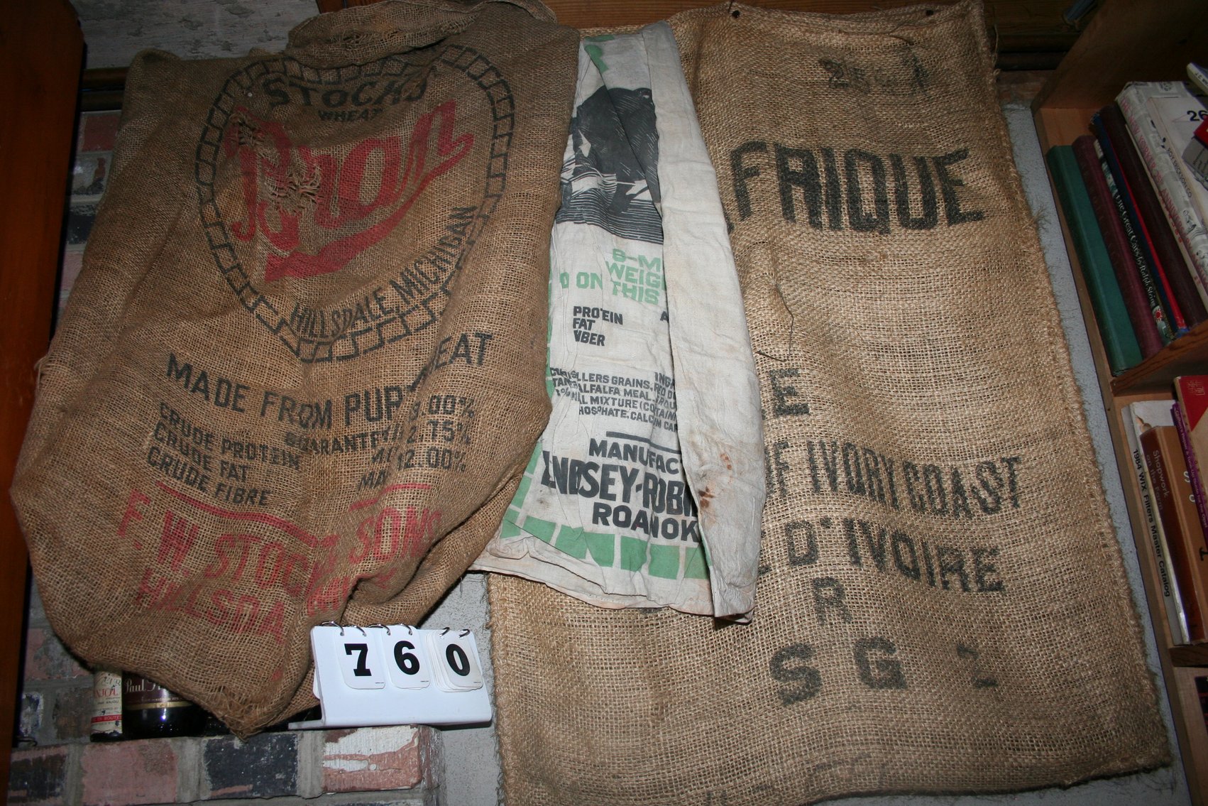 Image for Antique Berlap Advertisement Bags