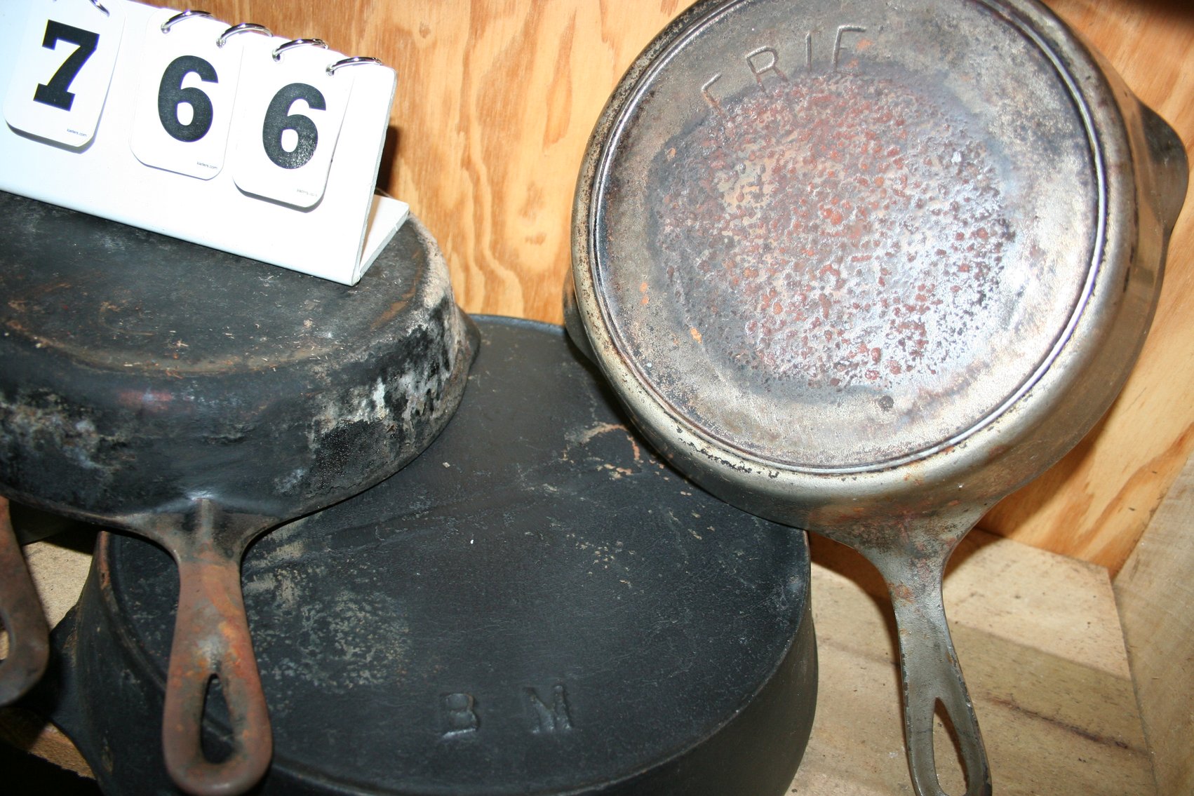 Image for Antique Cast Iron, BM, Erie, USA Misc