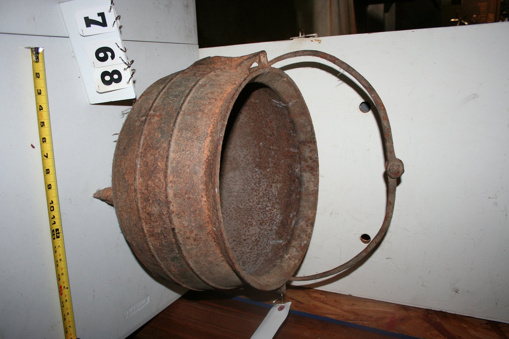 Image for Cast Iron Large Cauldron, Blacksmith Handle