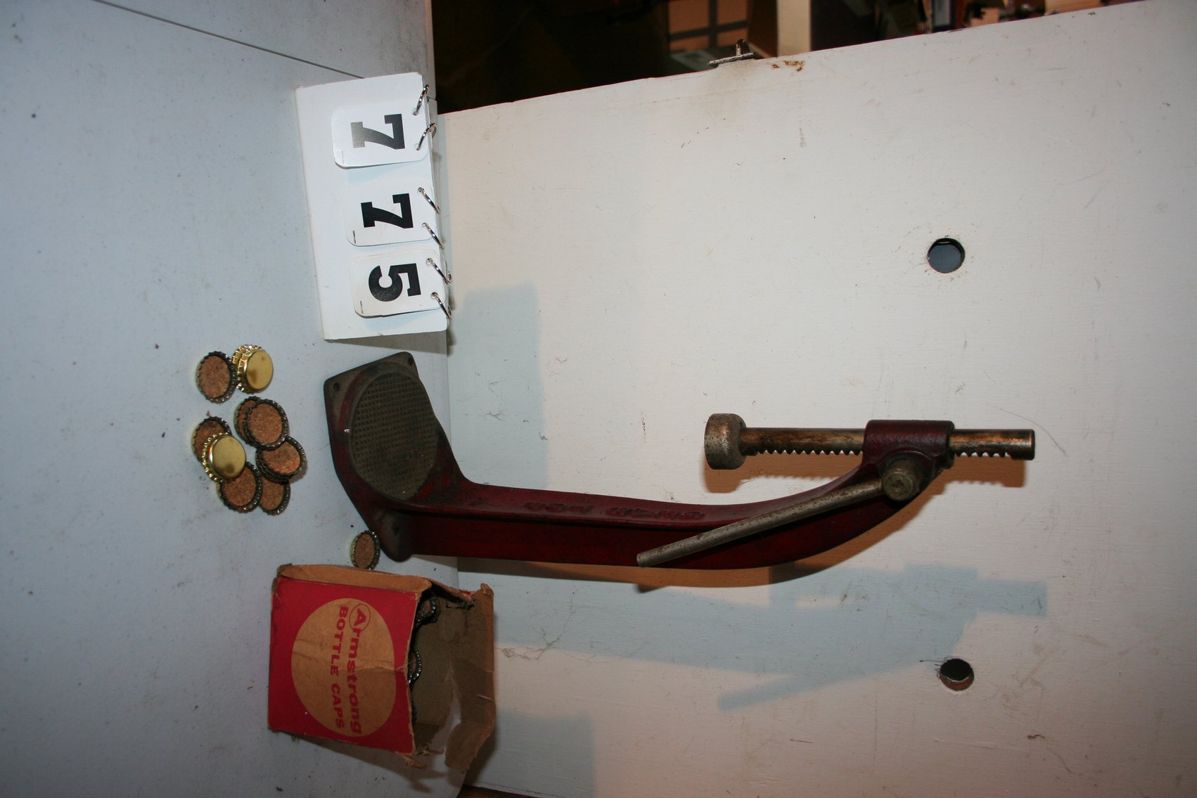 Image for Antique Cast Iron Bottle Cap Topper