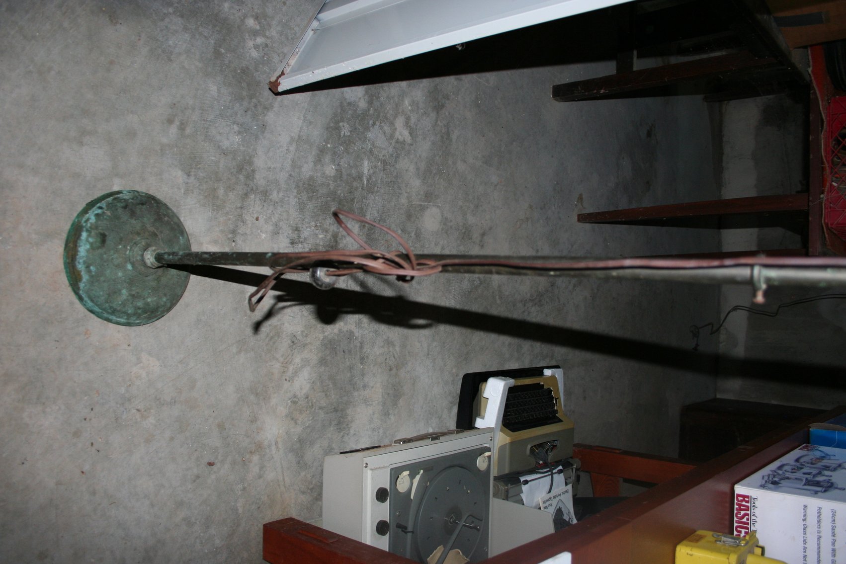 Image for Vintage Brass Floor Lamp