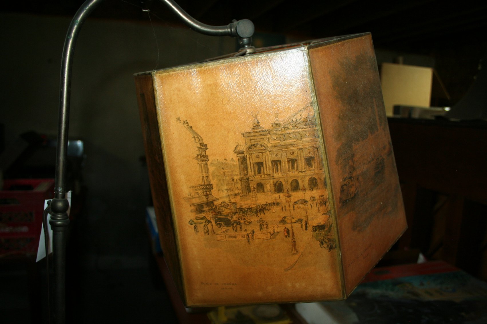 Image for Vintage Brass Floor Lamp