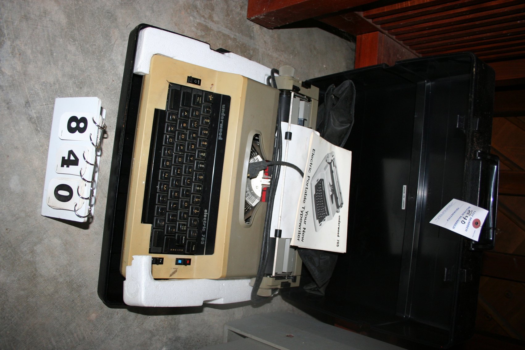 Image for Underwood 765 Typewriter