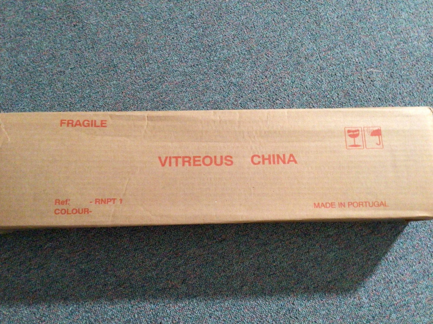 Image for Vitreous China Bathroom Shelf - NIB