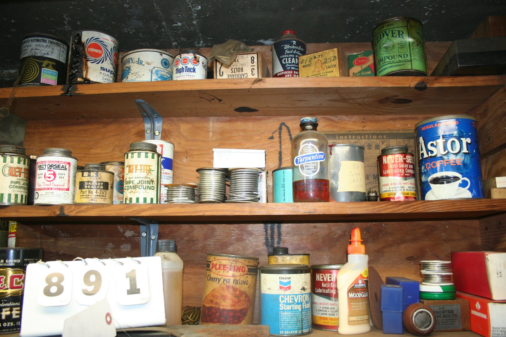 Image for Contents of Shelf, Nuts, Bolts, Misc Items