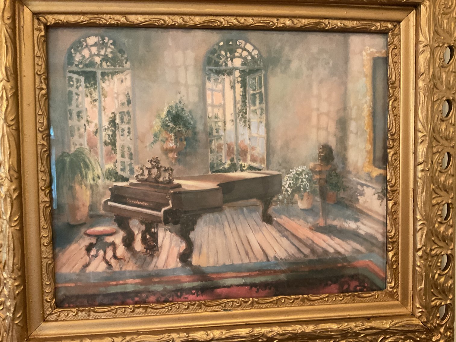 Image for Print in Antique Frame