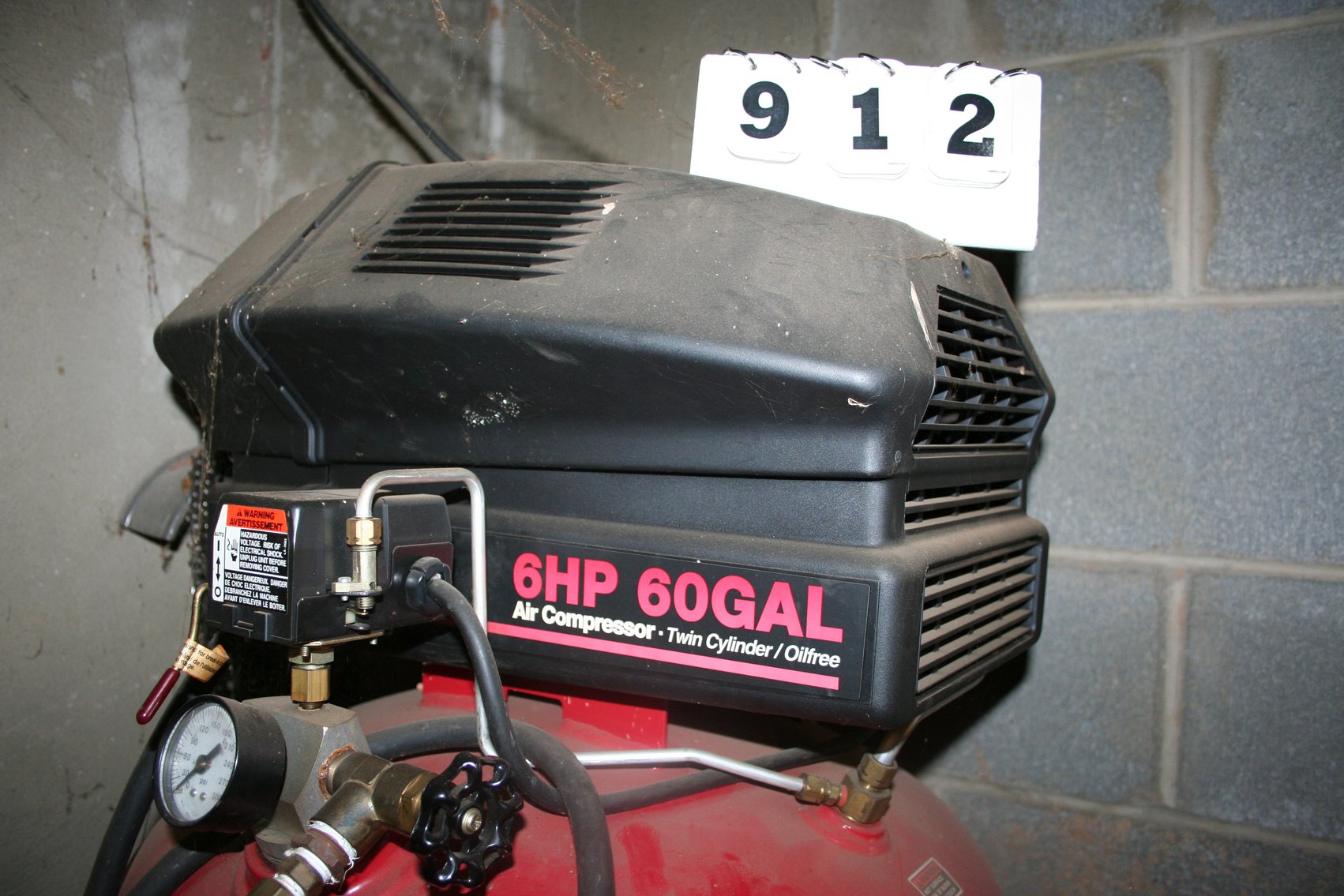 Image for Air Compressor, 6HP, 60 Gallon (Like New)