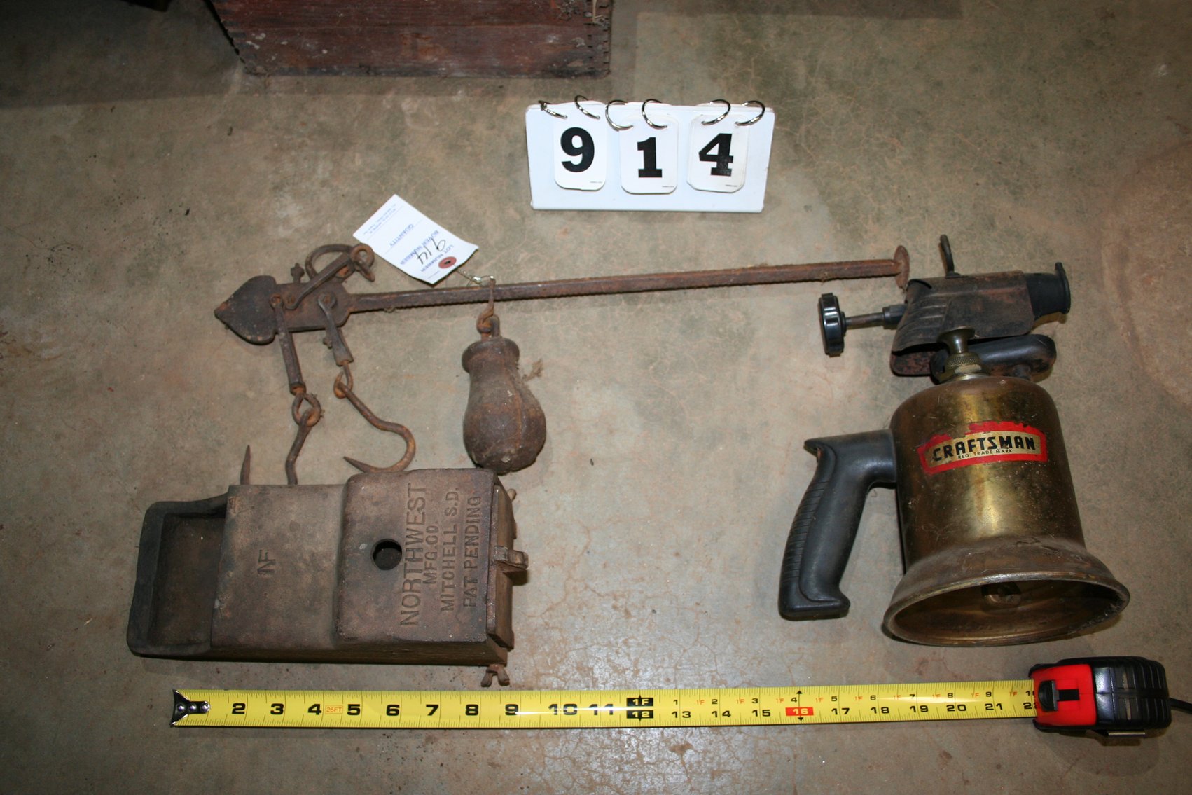 Image for Antique Hand Forge Balance Scale, Misc Items