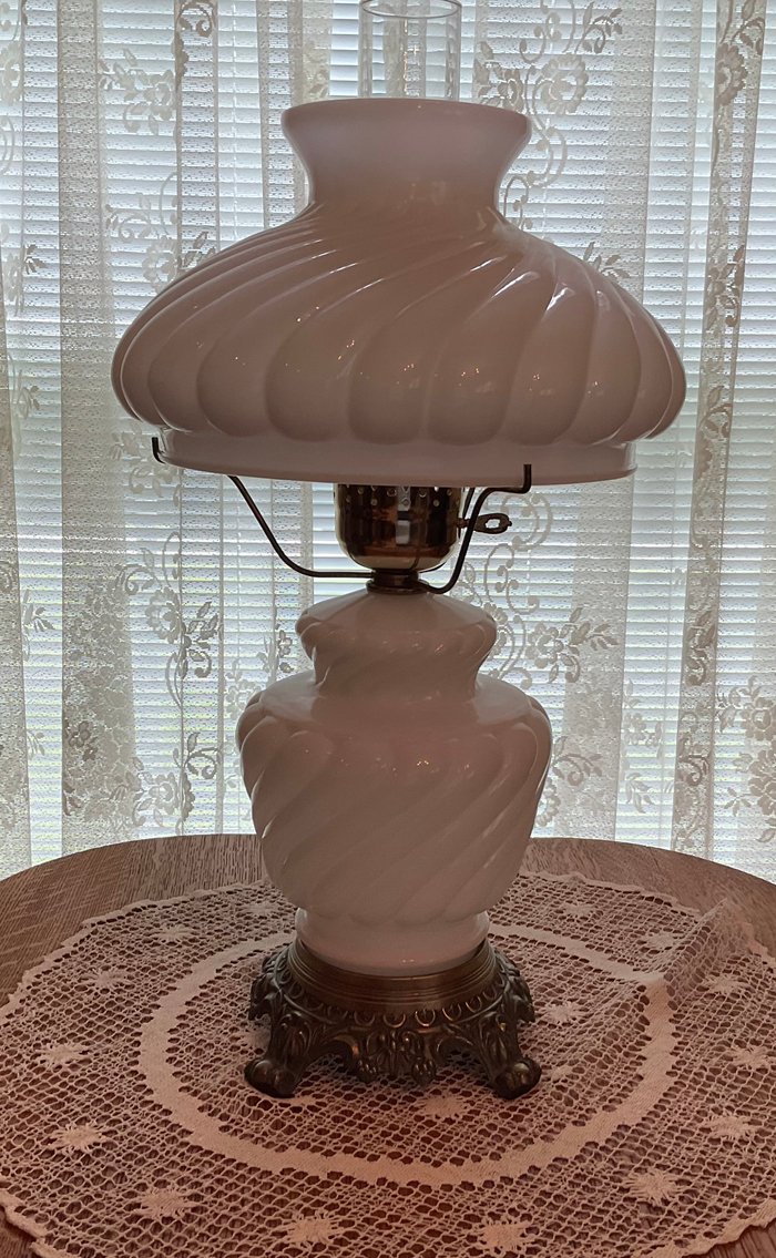 Image for Milk Glass Lamp