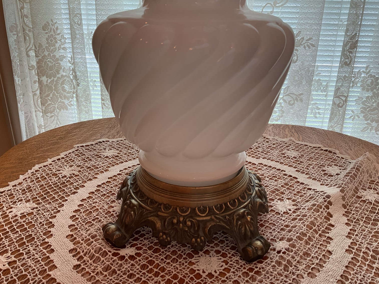 Image for Milk Glass Lamp