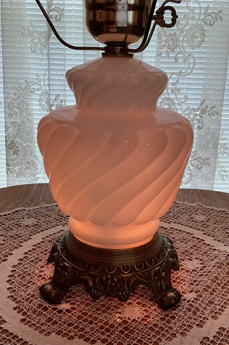 Image for Milk Glass Lamp