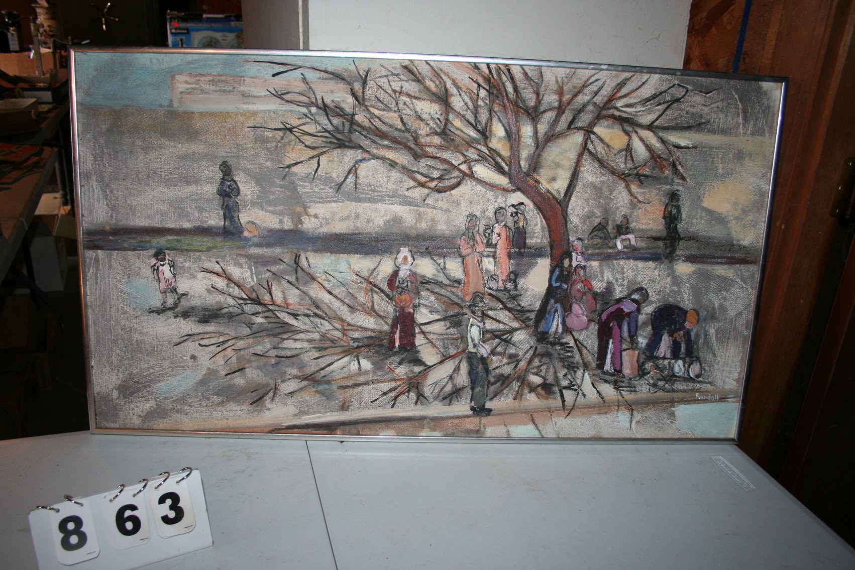 Image for Oil on Canvas Signed Rundall 