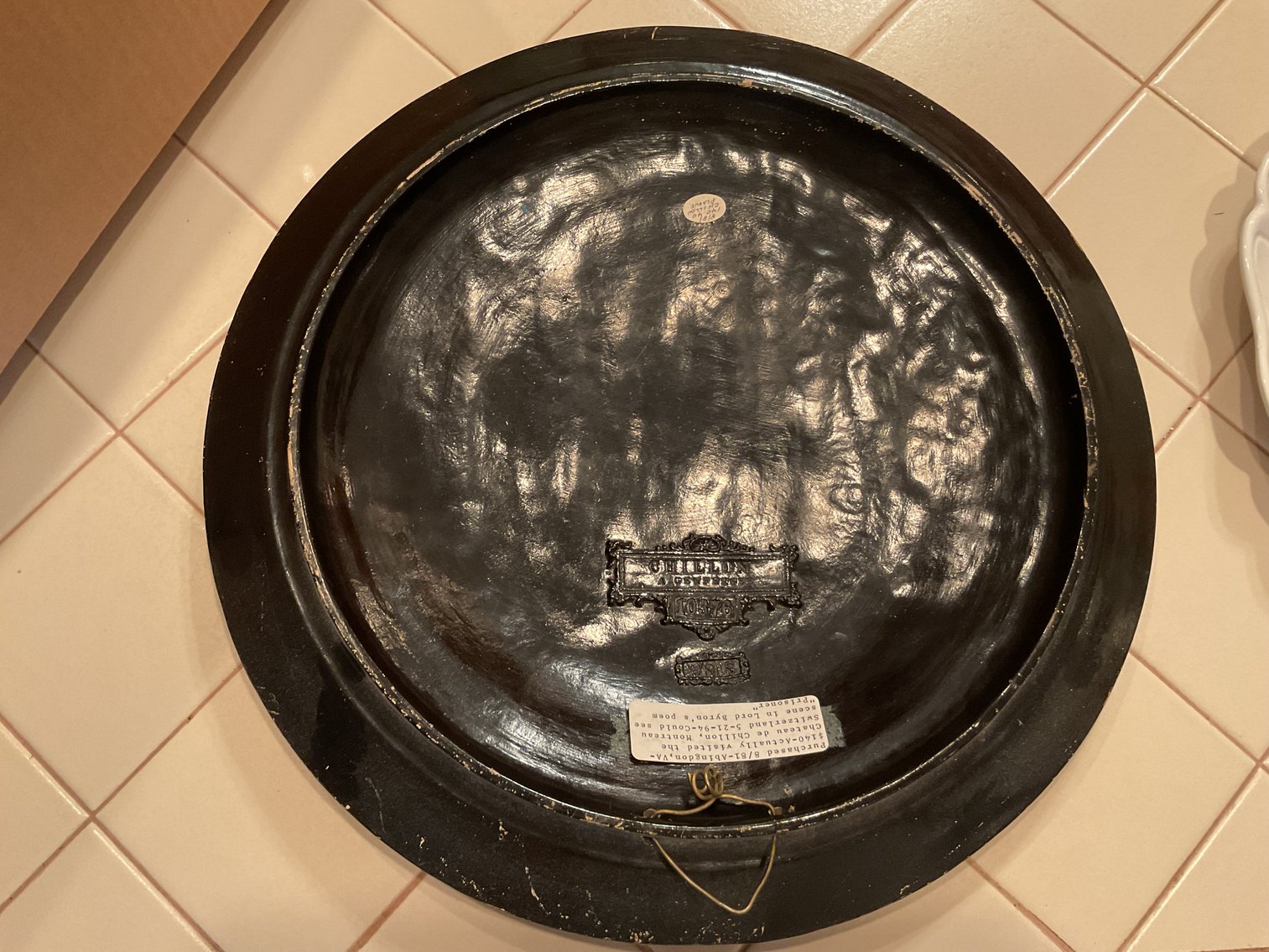 Image for William Shiller Majolica Plate