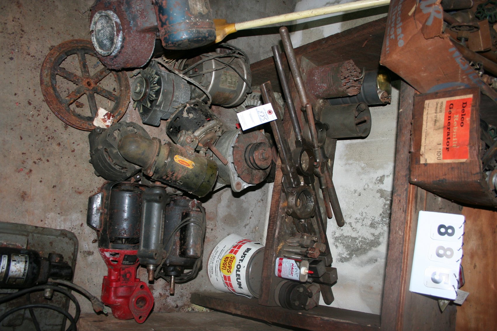 Image for Tap and Die, Alternators, Starters, Pipe Fittings